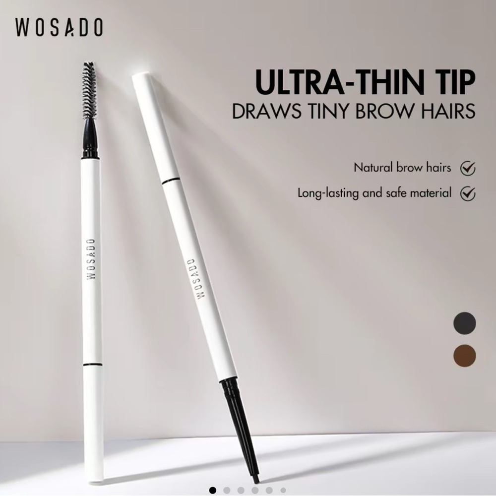 WOSADO Ultra-Thin Brow Pencil brown 2 pack